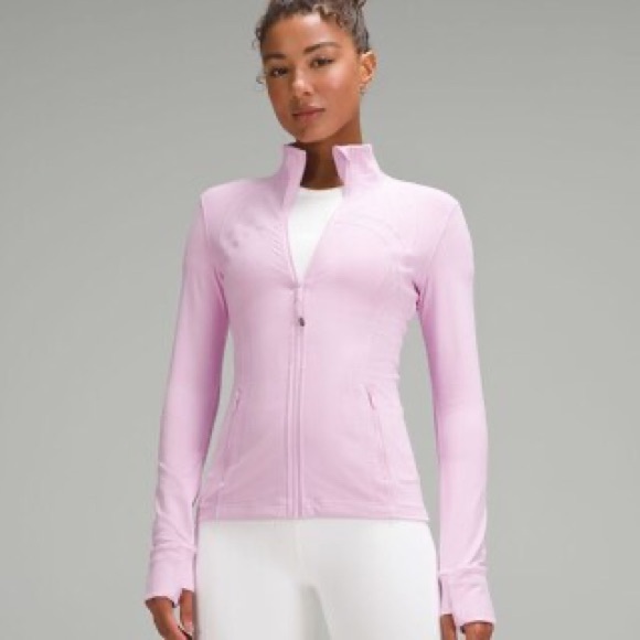 NWT Lululemon Athletica defined  Jacket nulu size8 pink organza (auténtic) - Picture 1 of 8